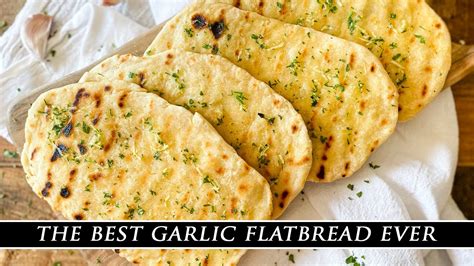 Incredible 5 Minute Garlic Flatbread Recipe Youtube