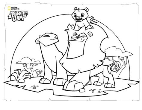 Like many other animals, arctic wolves are also available in the mobile version of animal jam classic, play wild. Lion Family Coloring Pages at GetColorings.com | Free ...