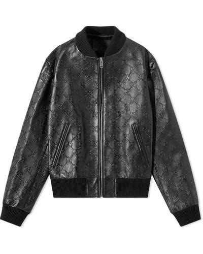 Gucci Leather Jackets For Men Lyst