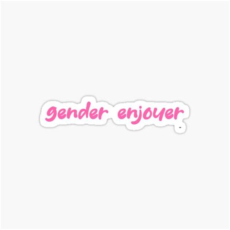 Gender Enjoyer Euphoria Flag Sticker For Sale By Danyneg Redbubble