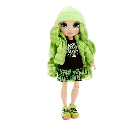 Rainbow High Karma Nichols Series Neon Green Fashion Doll With C