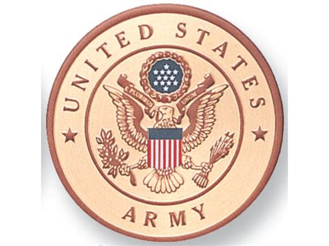 Multi Color Service Medallion Army 3″ Henry Schwab