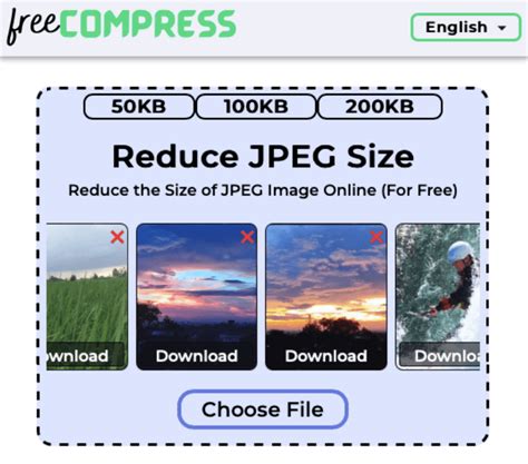 Reduce JPEG Size To 50KB Online Free
