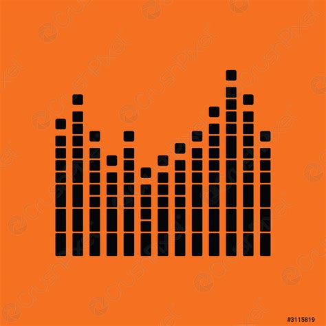 Graphic equalizer icon - stock vector 3115819 | Crushpixel
