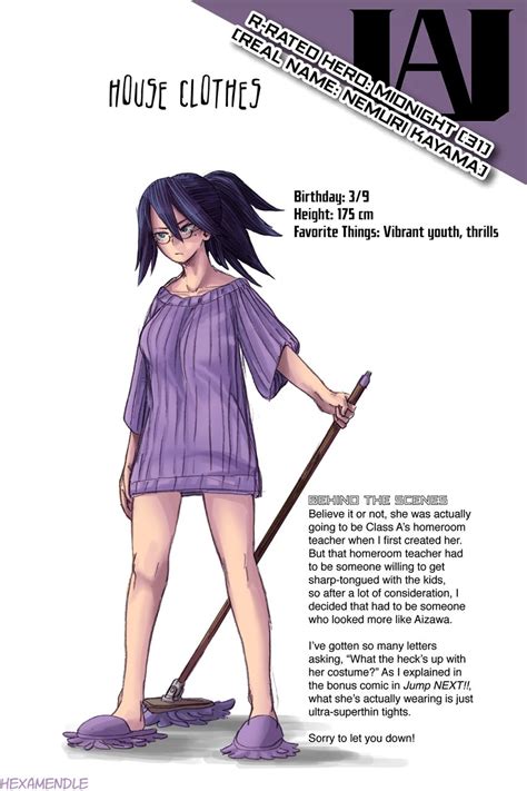 Midnight Bnha Original Costume The Law States That A Hero Costume Can