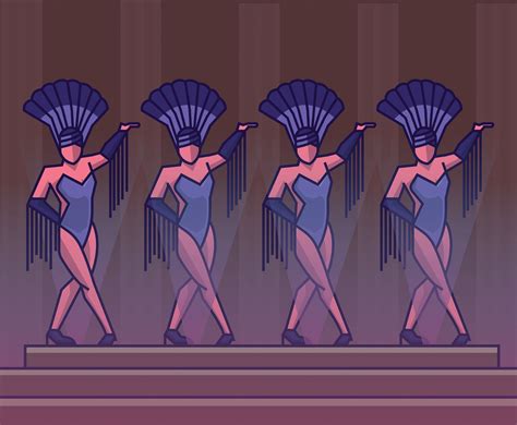 Burlesque Dance Vector Vector Art And Graphics
