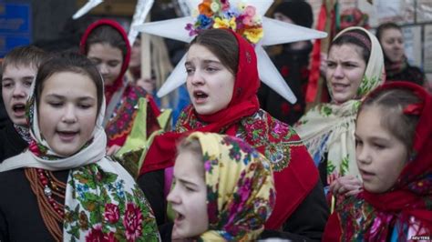 In Pictures Orthodox Christmas Celebrations Around The World Bbc News