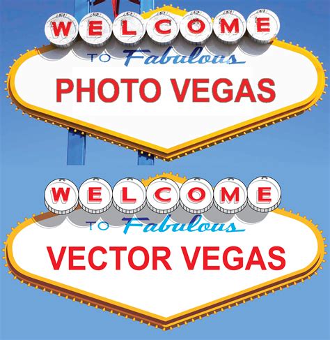 Welcome To Las Vegas Sign Vector At Getdrawings Free Download