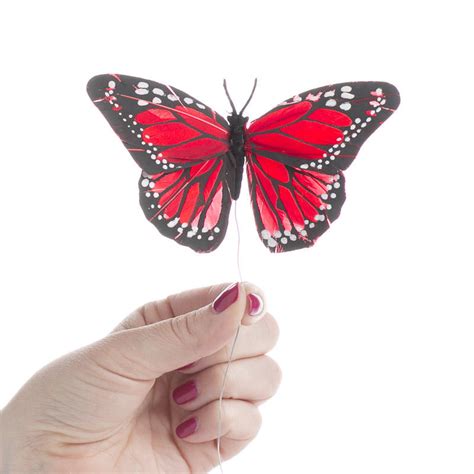 Meet @impoppy the mkultra monarch butterfly youtube star who 'foresaw' covid19 back in i had never heard about this mk ultra monarch butterfly slave until i read jim stone's blog today, but. Red Artificial Monarch Butterflies - Birds & Butterflies ...