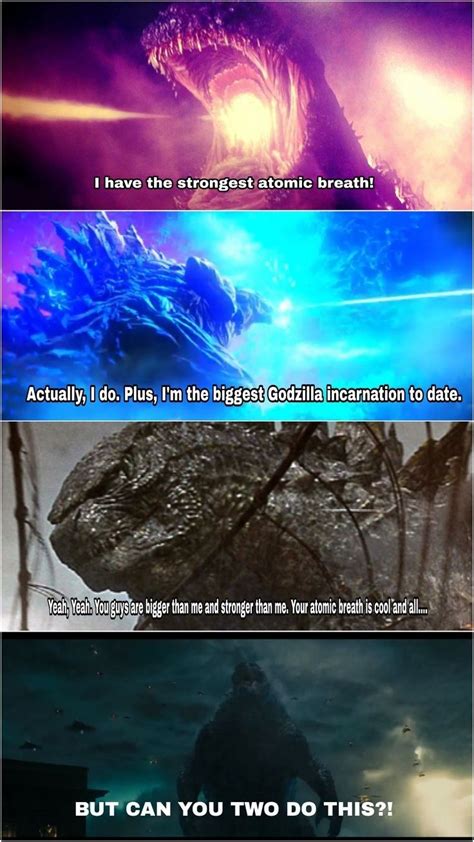 Godzilla is a famous action, adventure, fantasy film with the main character is king kong. Godzilla lead the military (I like this meme so much ...