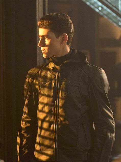 Gotham David Mazouz Bruce Wayne Leather Black Jacket