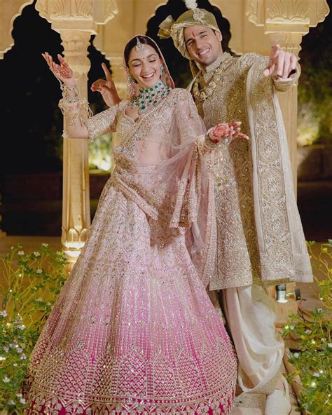 Designer Manish Malhotra Kiara Advani Bridal Wear Lehenga Choli Prititrendz