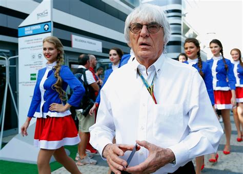 Formula One Commercial Supremo Ecclestone Arrives For The Drivers
