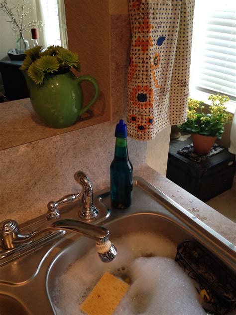 I know this situation requests a plumber, but don't rush in spending money, before you try the next unclogging remedy that turns in being very effective. Dish detergent in a dos Equis bottle. I repurposed the top ...