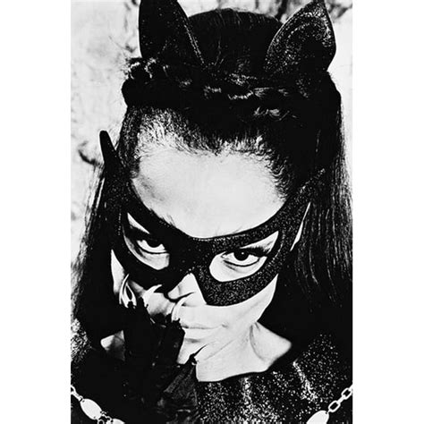 Eartha Kitt As Catwoman Batman Villain With Mask Close Up 24x36 Poster