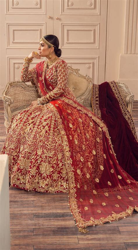 Heavy Dulhan Lehenga Chunni Gown Bridal Dress Bn1065 Bridal Dresses Stylish Wedding Dresses