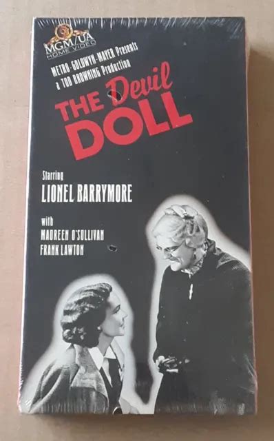 THE DEVIL DOLL Lionel Barrymore Maureen O Sullivan SEALED VHS PicClick