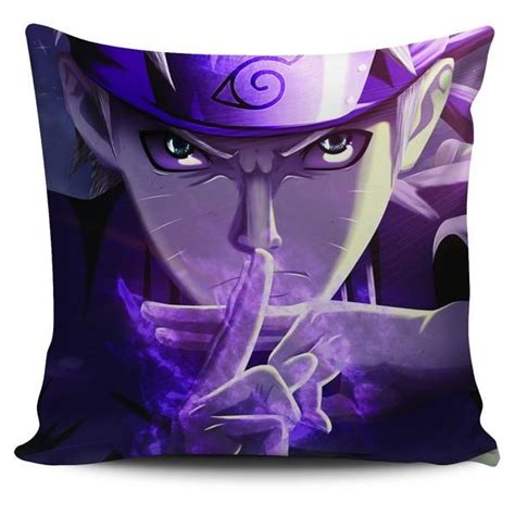Naruto Uzumaki Purple Power Pillow Cover Naruto