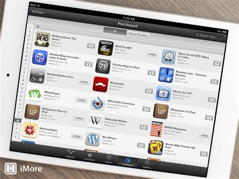 Apple Tweaks Purchased Tab In Ipad App Store Now Lets You View