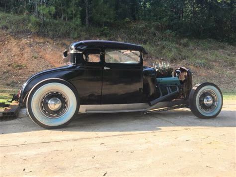 1929 Ford Model A Coupe Hot Rat Rod 1932 Deuce Frame Project Chopped