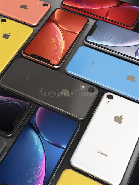 Apple Iphone Xr All Colours Mosaic Arrangement Original Wallpaper