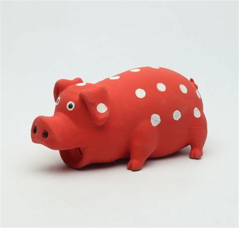 Small cute durable squeaky dog toys / eco