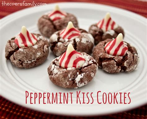 Peppermint Kiss Chocolate Cookies