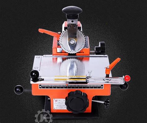 Semi Automatic Sheet Embosser Metal Stamping Print Marking Machine