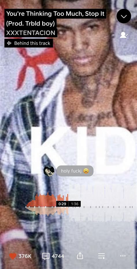 Song Of The Day 428 Xxxtentacion You’re Thinking Too Much Stop It R Carticulture