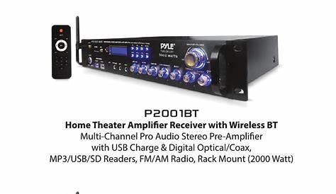 pyle pt570au receiver user manual