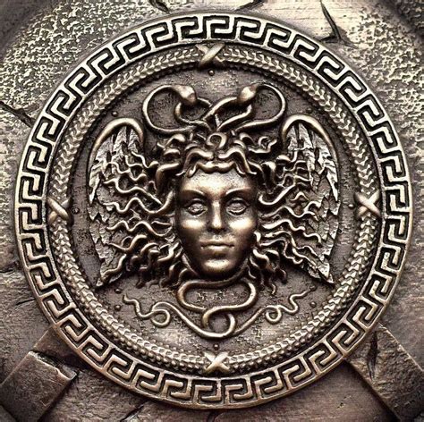 Medusa Gorgon Medusa Art Medusa Greek Mythology Spartan Shield