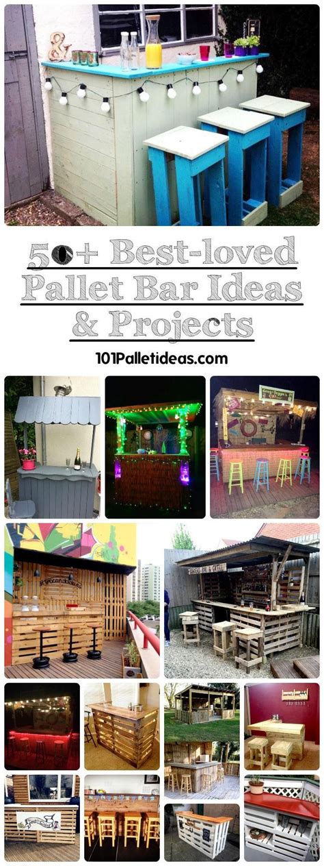 50 Best Loved Pallet Bar Ideas And Projects Pallet Bar Diy Pallet