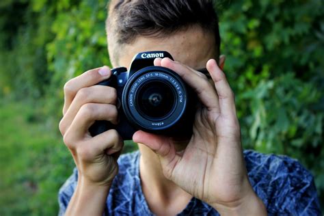 Free Images Person Photographer Male Canon Child Blue Taking