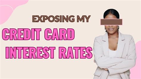 Exposing My Credit Card Interest Rates Debtfreejourney Creditcard YouTube