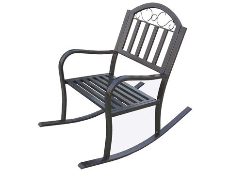 Nice to look at, comfortable with the rocking chairs, and easy on the pockets. Oakland Living Rochester Wrought Iron Rocker Chair | 6124-HB