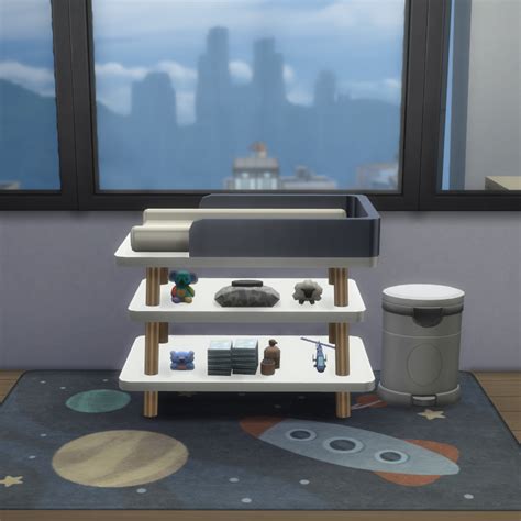 Colorful Changing Table Tiny Dreamers The Sims 4 Build Buy