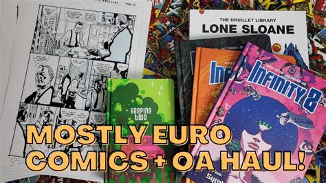 Ep 25 Mostly Euro Comics And Original Art Haul Youtube