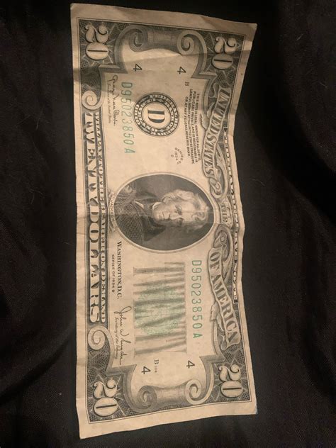 1934 d series 20$ bill, green seal, anything special about this? Signed