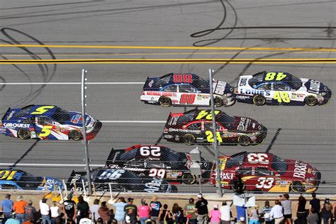 Jimmie Johnson Wins Aarons 499 At Talladega Superspeedway By Closest