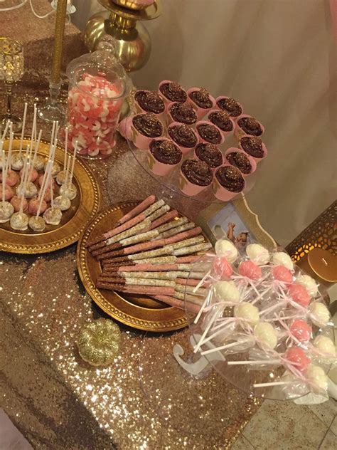 Pink And Gold Birthday Party Ideas Photo 2 Of 11 Catch My Party