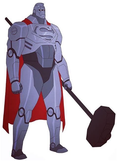 Steel Versão Fullmetal Superhero Design Superhero Art Dc Comics