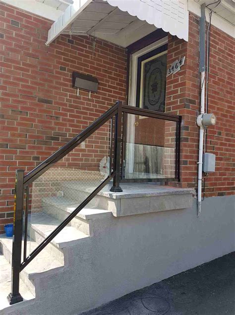 Little used and not recommended because of the lack of stability (corrosion, rust) concrete: Aluminum Outdoor Stair Railings, Railing System, Ideas & DIY