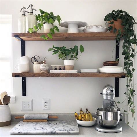 Free Up Some Space With These Open Kitchen Shelving Ideas Kitchen