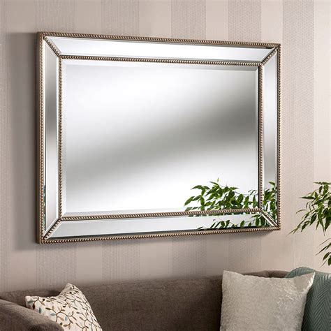 silver framed wall mirrors maxipx