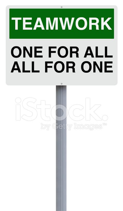 One For All Stock Photo Royalty Free Freeimages