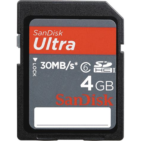 Maybe you would like to learn more about one of these? SanDisk 4GB SDHC Memory Card Ultra Class 6 SDSDH-004G-U46 B&H