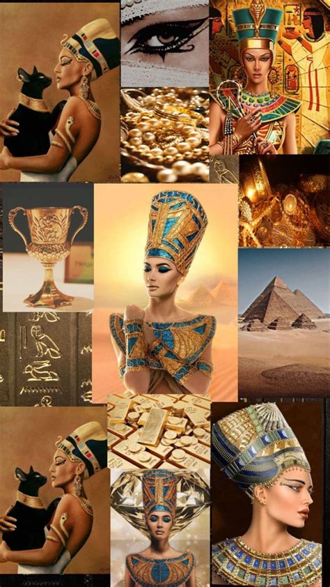 Nefertiti Power Background Nefertiti Egypt Concept Art Ancient Egyptian Art