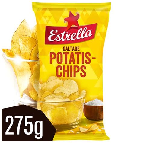 Handla Chips Potatis 275 G Från Estrella Online På Mathem