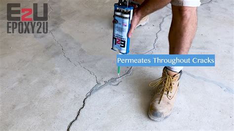 Crack Repair Polyurea For Concrete Floors Youtube