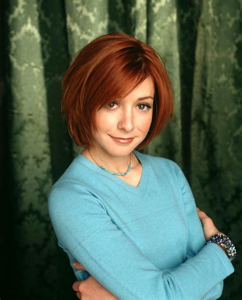 Alyson Hannigan As Willow Rosenberg On Buffy She Is Super Hot Description From